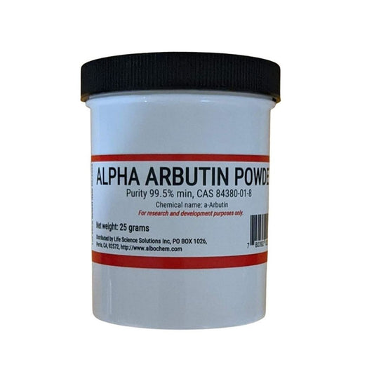 بودرة الفا اربوتين الاصلية لتبييض الجسم 25 جرام Alpha Arbutin