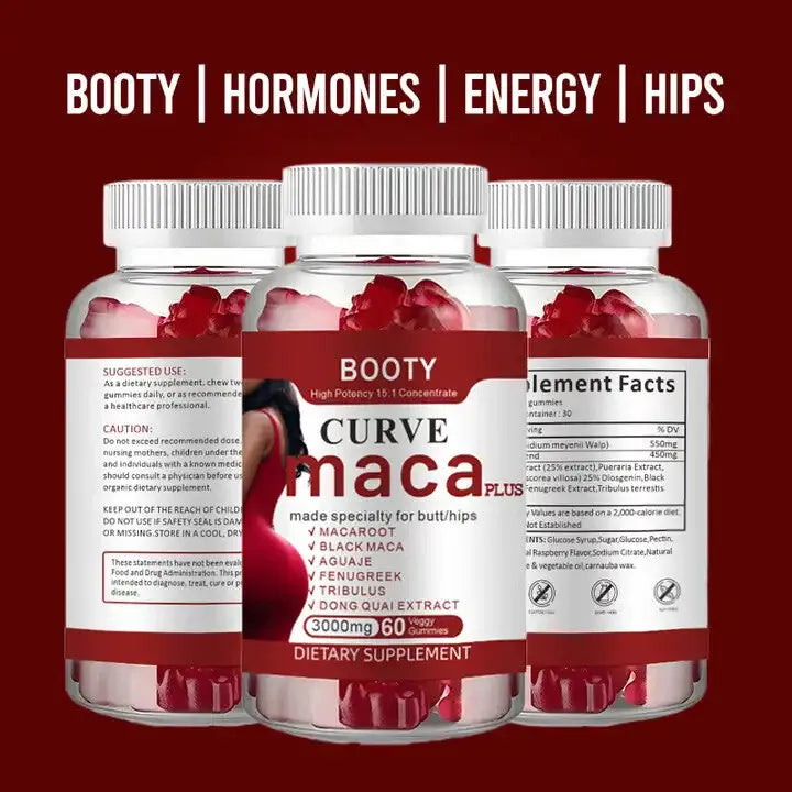 Curve Maca Plus: مكملات طبيعية لتكبير الأرداف والوركين بطريقة فعّالة وآمنة