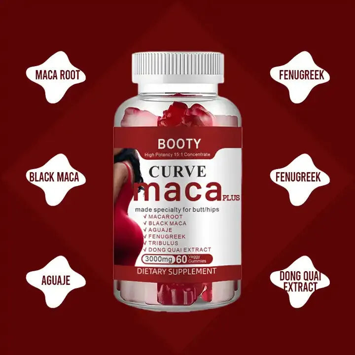 Curve Maca Plus: مكملات طبيعية لتكبير الأرداف والوركين بطريقة فعّالة وآمنة